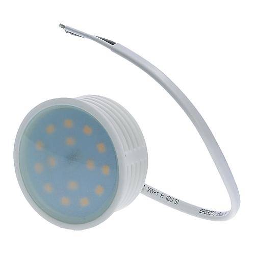 1St. GreenLED Modul-DIM 15SMD 130° 5W 330lm 3000K 3989 - mattes Glas EEK: F