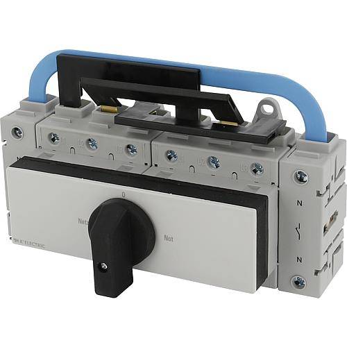 Lastumschalter 4pol, 125A, DIN-Normvert, bis 50mm² AC23 45kW/AC3 37kW, 353125