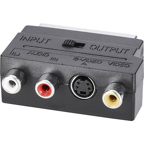 EGB Scart-Adapter 3 x Cinch/Scart IN/OUT