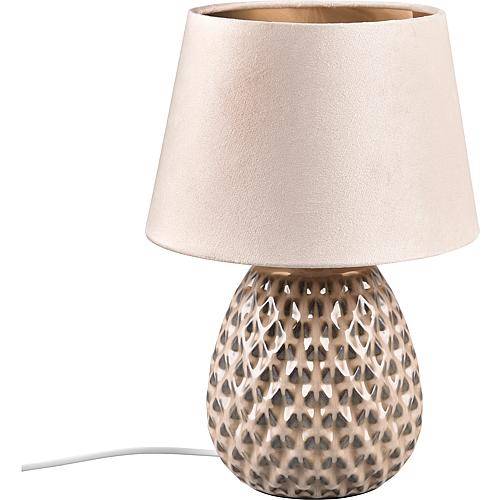 Textil-Tischleuchte 'Ariana' beige R51531944