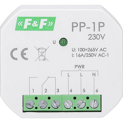 Elektromagnetisches Relais f.Doseneinbau PP-1 230 1 Wechsler