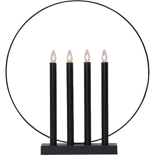 Fensterleuchter 'Glory' schwarz 644-62