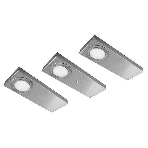 LED-Unterbauleuchte SET aluminium 3000/4000K 16560