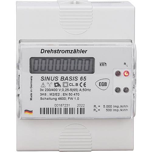 EGB Drehstromzähler 'Sinus 65' unbeglaubigt