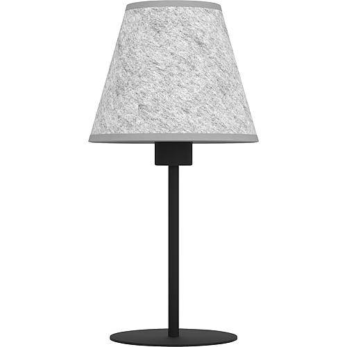 Textil-Tischleuchte grau 43986