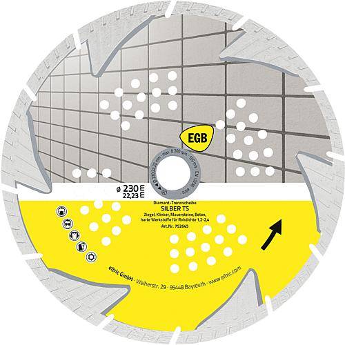 Eltric Diamant-Trennscheibe 230mm 'Silber TS'
