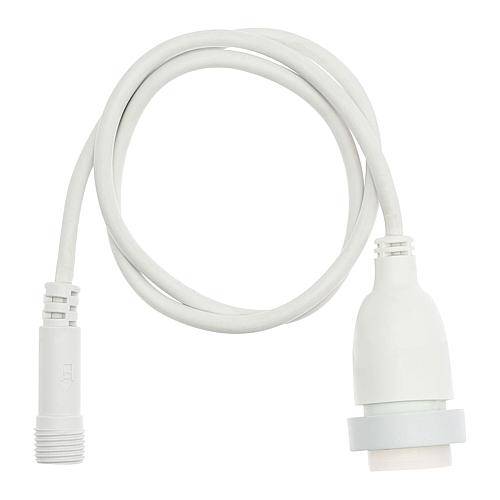 Lichterkette 1m mit 1 Lampenfassung weiß 43893