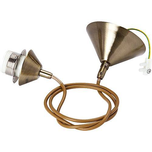 Schnurpendel E27 patina 1,1m 6-1525 patina