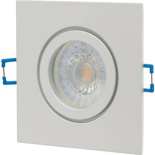 Einbauleuchte Alu IP44 quadr. weiß, DF-9603M 0170960301