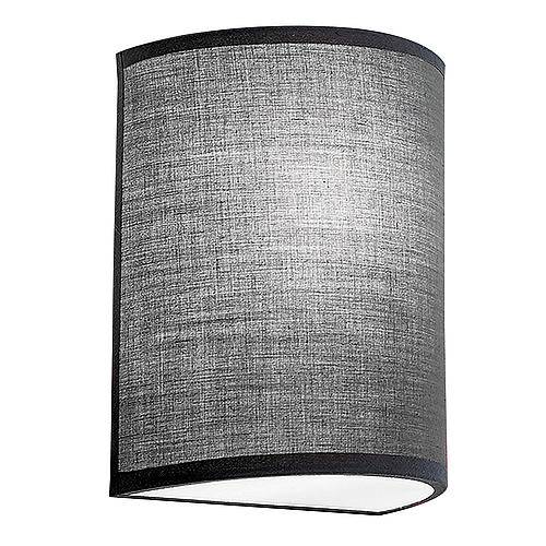 Textil-Wandleuchte grau WA 2-1351/1