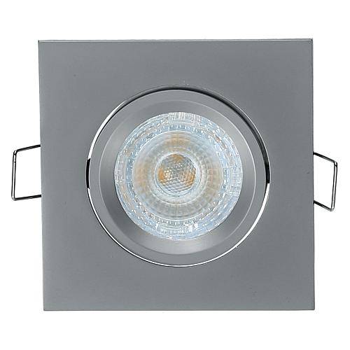 GreenLED Einbaustr. quadr., schwenkbar, chrom matt 4332