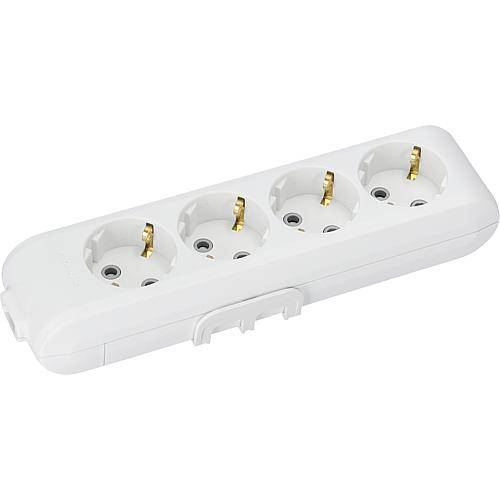 Panasonic 4-fa. Steckdosenleiste weiß WLTB04402WH-EU1