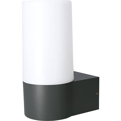 Smart+ Wandleuchte 'Pipe' RGB+W IP44 dunkelgrau 4058075564183