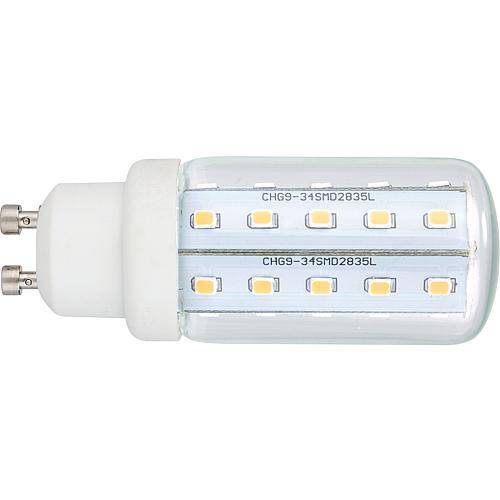 GreenLED Röhrenlampe klar GU10 4W 420lm 3000K 3561