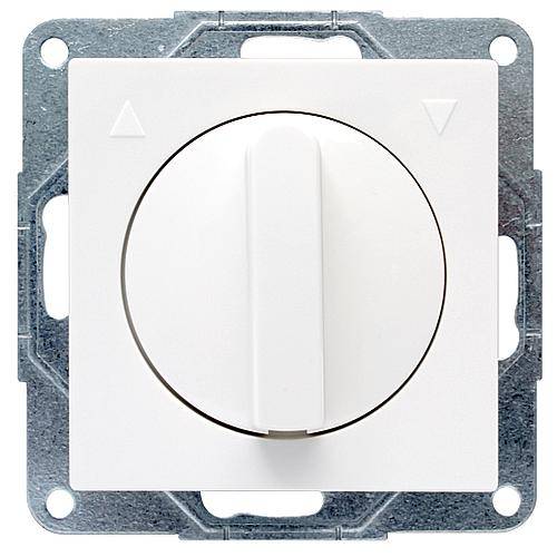 EGB Jalousie Knebelschalter reinweiß 55x55 552289/1UW (55229/1UW)