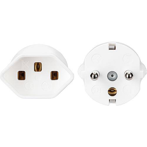 SB Schweiz-Kupplung/Schuko-Stecker