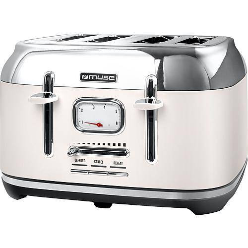 Edelstahl-Toaster beige MS-131 SC 'Muse'