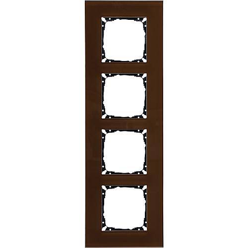 V55 Glasrahmen 4-fach V552514/22 umbra 55x55mm