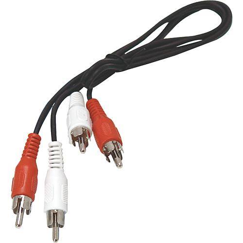 EGB Cinch-Kabel 2xStecker/2xStecker 0,5 m
