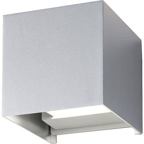 LED-Wandleuchte IP54 alu 3000K 2x3W AL 11-1192 alu