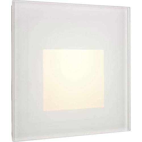 Abdeckung zu Basis-Einsatz 640800, eckig, opal Abdeckung Glas weiß/satin, 930480