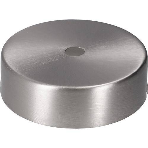 Baldachin nickel gebürstet, Loch-D10mm mit Deckenhalterbügel