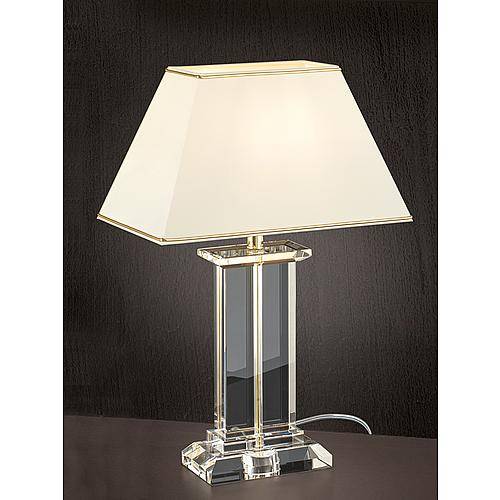 Tischleuchte Kristall/Textil gold LA 4-1202 ( 2 Teile)