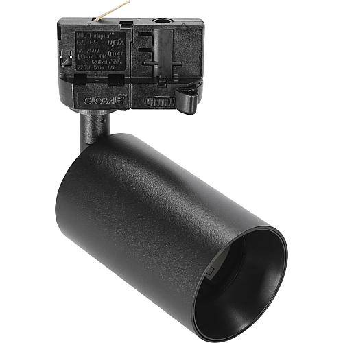 3-Phasen-HV-Strahler, GU10/7,5W, schwarz 707081