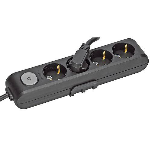 Panasonic 4-fa.Steckdosenleiste 1,5m schw.m.Schalt WLTA04412BL-EU1
