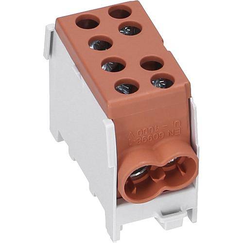 Hauptleitungs-Abzweigklemme HLAK 35-1/2 M2 braun