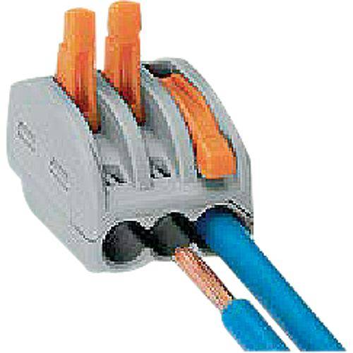 WAGO Verbindungsklemme 3x4mm² 222-413