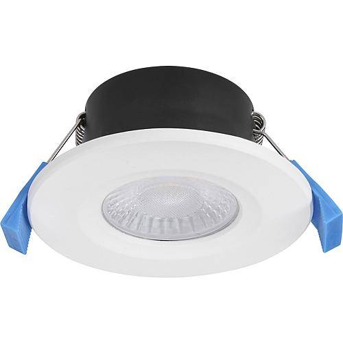LED-Einbaustrahler IP65, 6W CCT, weiß 230V, Abstr.< 60°, dimmbar, 13232