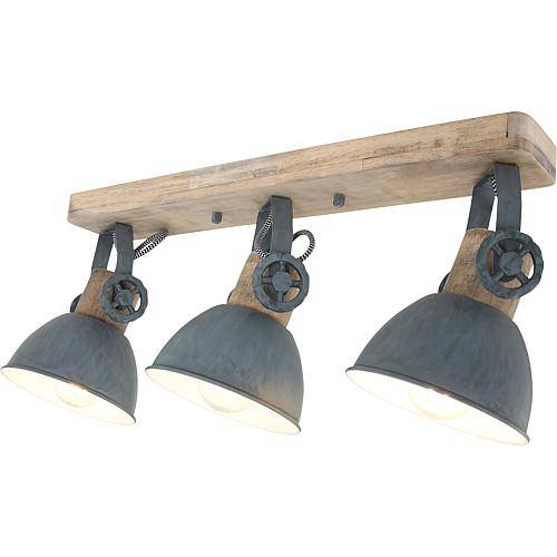 Strahler 'Gearwood' Metall/holz 3flg. 2133GR