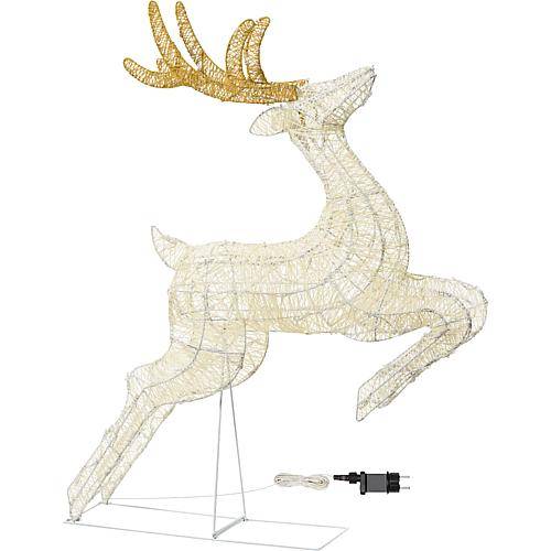 LED Rentier galoppierend 95cm 75504