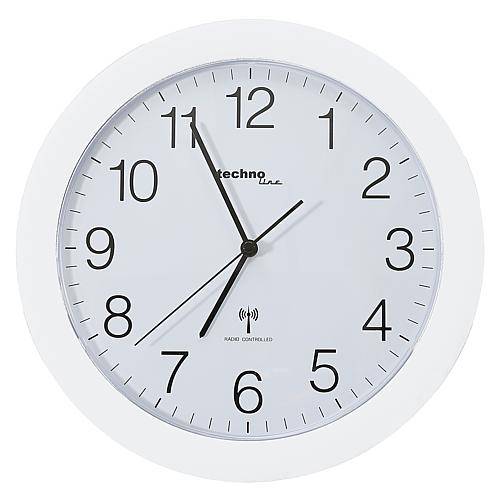 Funkwanduhr WT 8000 weiß