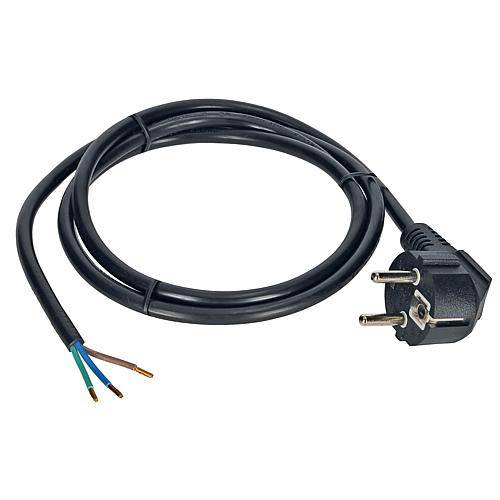 EGB Anschlussltg. H05VV-F 3G1mm schwarz 1,5m