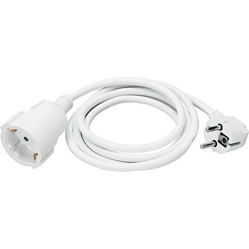 EGB Verlängerung H05VV-F 3G1,5mm² 2m reinweiß