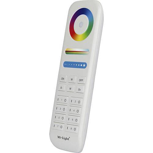 Funkdimmer-Handsender für RGB+CCT-Stripes/-Panels 8-Kanal, FUT089