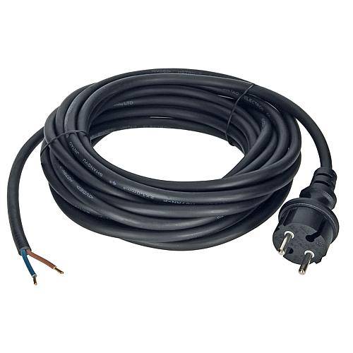 EGB Anschlussleitung H07RN-F 2x1mm² schwarz 7,5m