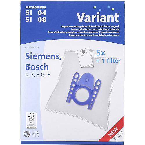 Variant Staubbeutel SI 04/SI 08