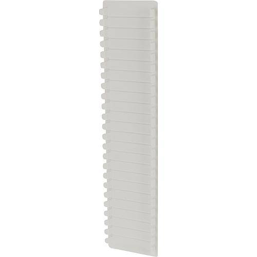 Blindabdeckung für Verteilergehäuse weiß 12 Platzeinheiten, weiß, 220mm lang