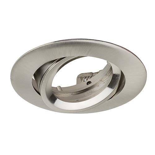 GreenLED Einbaustrahler rund, schwenkbar, nickel 4121