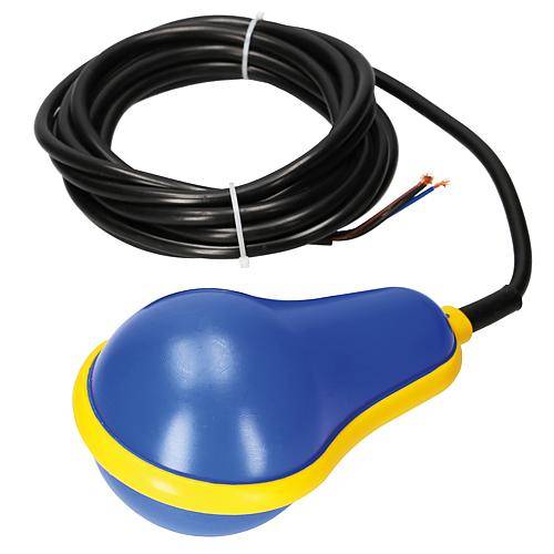 Schwimmerschalt. Füllen/Leeren 'Schmutzwasser' 10m IP68, Neopren-Kabel, inkl. Gegengewicht