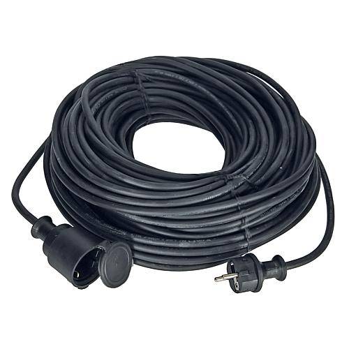 Gummi-Verlängerung H07RN-F 3G1,5 schwarz 40m