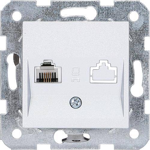 Karre UAE-Anschlussdose 6 silber 92105013 / 92512013