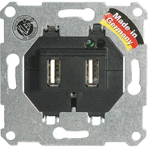 KLEIN 2-fach USB-Dose K6472U