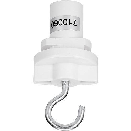 Aufhänge-Halter mit Haken, weiß 710060