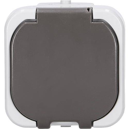 AQUA-TOP FR Steckdose grau 10215