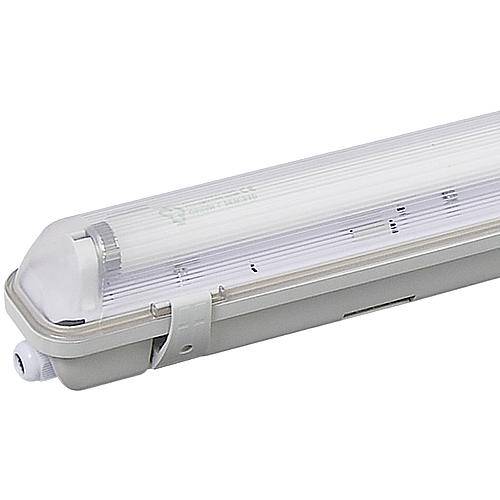 LED's light Feuchtraumleuchte mit HF-Bewegungsmelder und LED-Röhre 150 cm 20W neutralweiß IP65