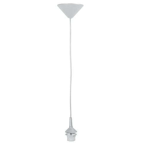 Schnurpendel 'Kegel' E27 weiß 1,2m 2762.2075.0120.8724